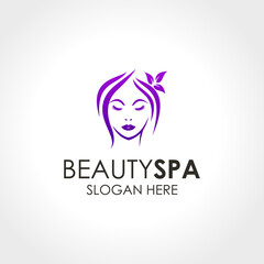 spa therapy logo concept template
