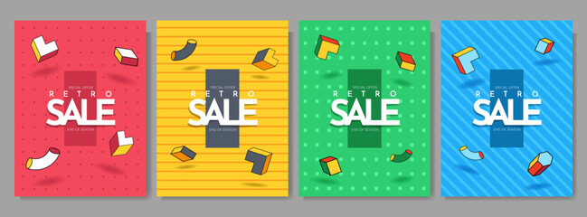 Vector illustration. Modern Art graphic. Dynamic frame. Stylish geometric background. Design element for invitations, gift cards, flyers, posters, book covers, banners. 70s, 80s retro funky graphic