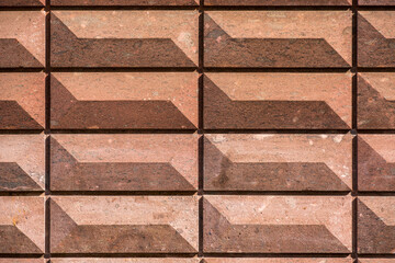 Rectangular stone tiled blocks close up texture background