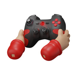 video game controller isolated