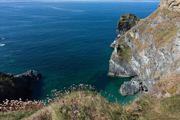 View from coastal path