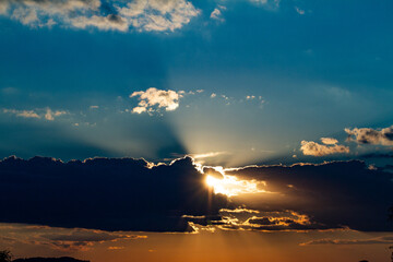 Sunset in Jina, Romania