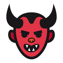 Devil Kid Costume. Halloween Face