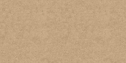 Fototapeta na wymiar Seamless recycled brown kraft fiber paper background texture. Tileable cardboard or cardstock closeup pattern. Arts and crafts or product packaging high resolution creative backdrop 3D rendering. .