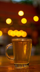 cup of tea on table