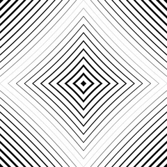 Abstract Geometric Black and White Pattern. Lines Texture.