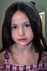 portrait of a little girl