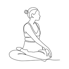 person in yoga pose