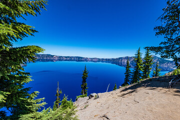 Wizard Island in Crater Lake National Park