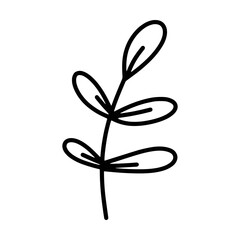 Plant icon vector glyph symbol for nature, ecology and environment in a flat color glyph illustration