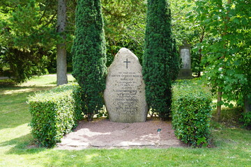 Assitens Cemetery, where the famous Danish writer Hans Christian Andersen, philosophers and writers are buried. 
