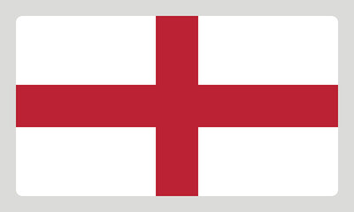 Fototapeta premium Flag of England. English national symbol in official colors. Template icon. Abstract vector background