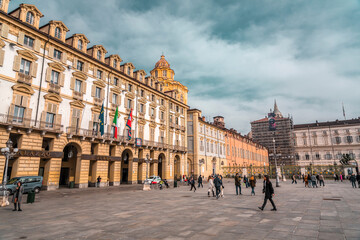 Piazza Castello is a city square in Turin, Italy