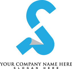 design 
concept creative logo Creative Initials Letters ( s+p )