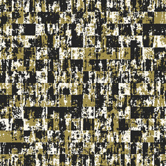 Abstract Splattered Textured Blocks Pattern
