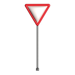 preference traffic sign board