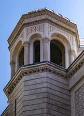 walking through the city