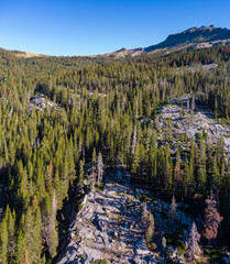 Granite Rock Boulder and Forest - 521307944