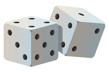 Two Casino Dices