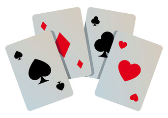 Playing Cards Aces
