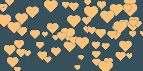 seamless pattern with hearts