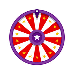 Fortune Wheel isolated on white background
