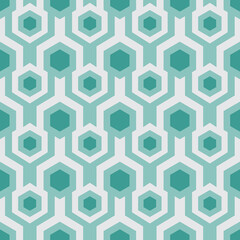 modern hexagon seamless pattern