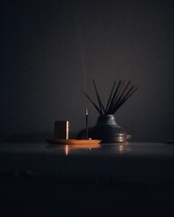 burning incense stick
