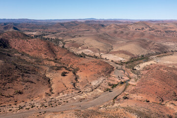 Fototapeta na wymiar The Elder mountain range in South Australia.