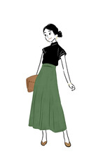 働く女性の戦闘服　カラー