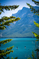 Fototapeta na wymiar Quiet and pretty Canadian lake