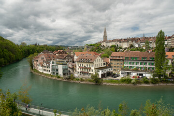 Fototapeta na wymiar view of the old town Bern 