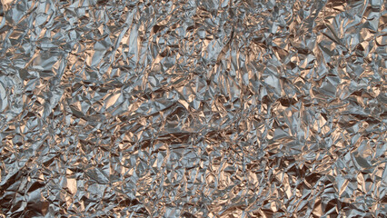 texture of minted foil paper background silver