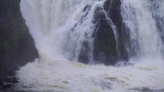 Sae Pong Lai waterfall in the rainy season, Southern Laos.
