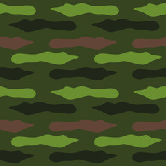 Military camouflage, texture repeats seamless. Camo Pattern for Army Clothing. Green, brown color, fabric hunting. Raster copy