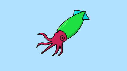 cute squid