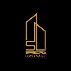 SL monogram property logo design