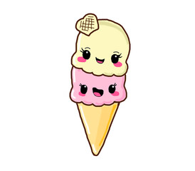 cartoon ice cream