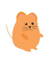 Мышка, детский принт.