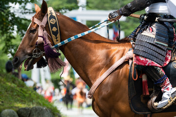Obraz premium 騎馬武者