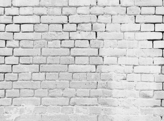 white brick wall