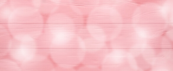 Blurred background with pink wooden texture. Mockup for design