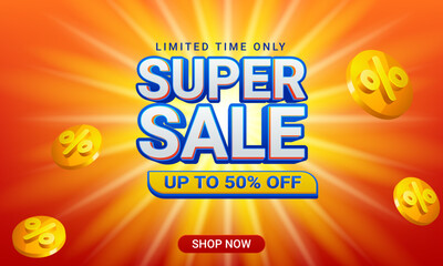 Sale Banner for Promotional Product