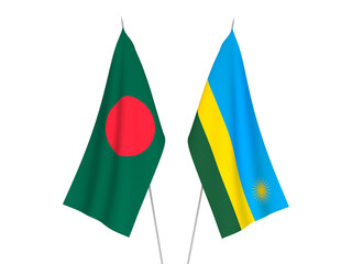 Bangladesh and Republic of Rwanda flags