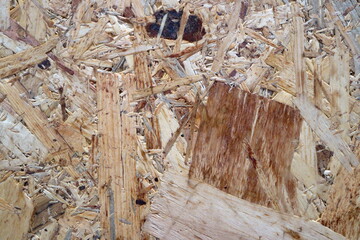 The image of the surface of the particle board.