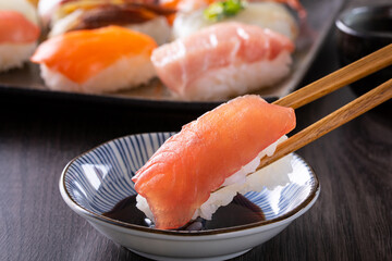 お寿司~鮪の赤身