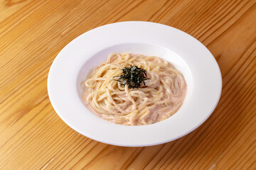 クリームソースパスタ