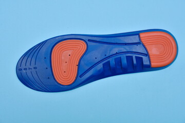 New orthopedic blue shoe insoles 