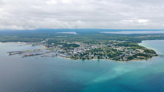Aerial View of City