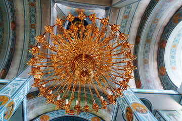 interior of the Staro-Pokrovsky Church of the Intercession. 